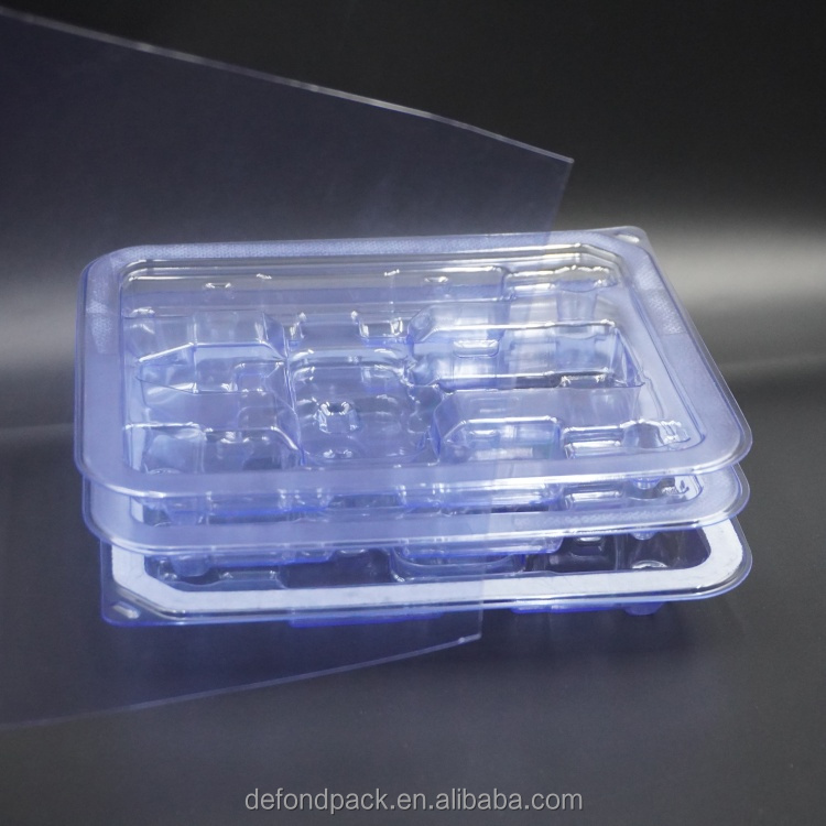 Customization Pet Plastic Blister Tray Sterilization Vacuum Forming Tray for Catheter Kit for Medical Blister Packaging