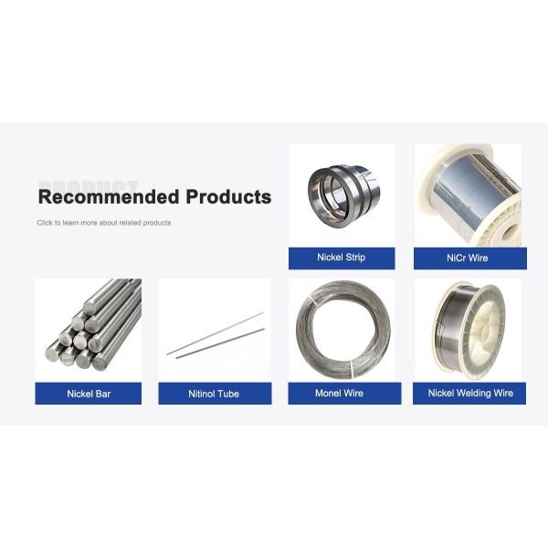 Nitinol Wire High Corrosion Resistance Shape Memory Alloy