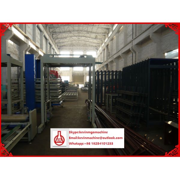 Double Drive Double Roller Extruding Sandwich Panel Making Machine , Wall Panel Roll Forming Machine