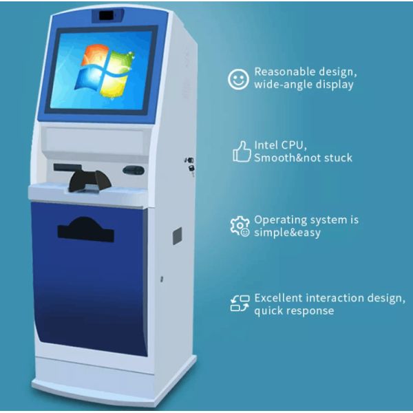 19" Self Service Payment ATM Machine Self - Service Billing Terminal