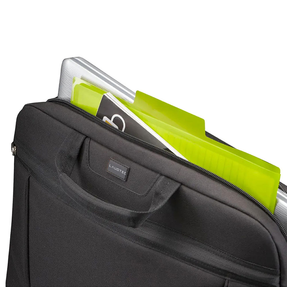 For Laudtec 15.6 Inch Top-Loading Laptop Case Waterproof Polyester Sleeve Lightweight Business Detachable Strap Messenger Wholesale OEM/ODM/Private