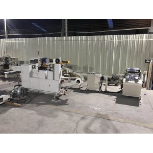 PLC Automatic hand towel Packaging Machine 210mm Width Paper Pouch Packing