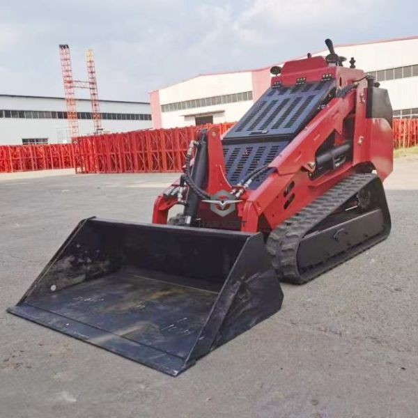 350kg Mini Tracked Skid Steer Loader LY850 Kubota engine with Mulcher