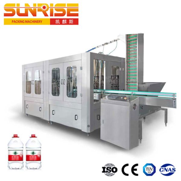 1 Liter Bottled Water Washing Filling Capping Filling Machine