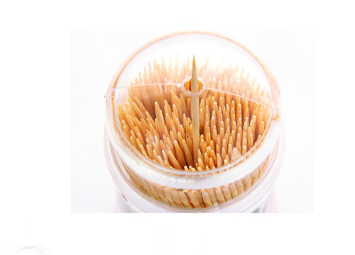 Biodegradable Bamboo Toothpicks Individual Box Packed