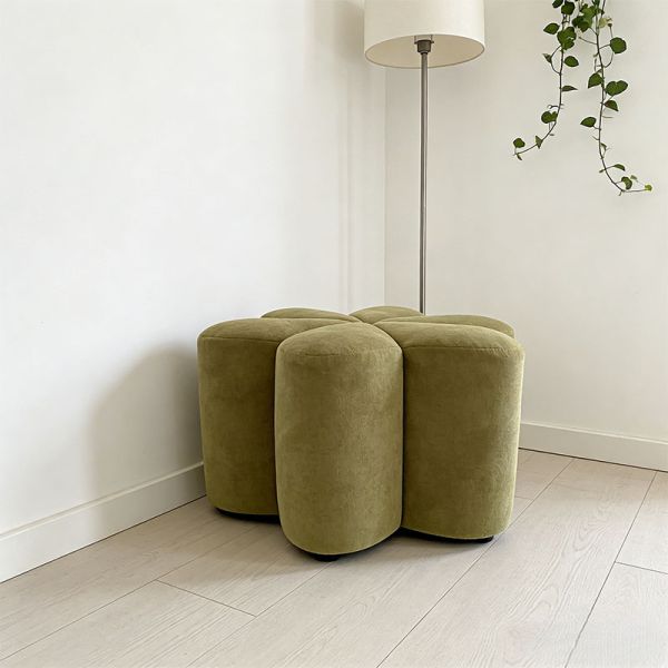 Single Seater Sofa Vacuum Packed Compressed Foam Minimalist Modular Floor Couch Without Wood For Home Living Room