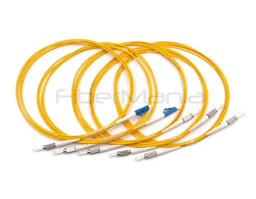 Simplex Optical Fiber Cables Single Mode Yellow Fibre Optic Cable OS2 2.0mm PVC Yellow