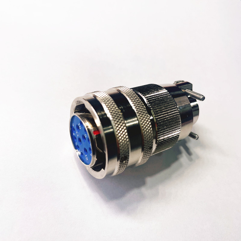 Y11 Series Circular Aviation Connector 12 Pin Socket with 1500V Withstand Voltage and Aluminum Alloy Shell