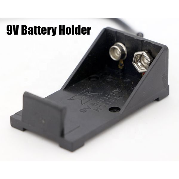 15cm Cell Case Box 9V Battery Holder with DC Power Jack 2.1x5.5mm