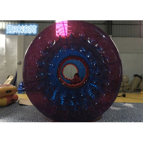 0.7mm TPU Red Inflatable Body Balls / Human Sized Large Inflatable Beach Balls