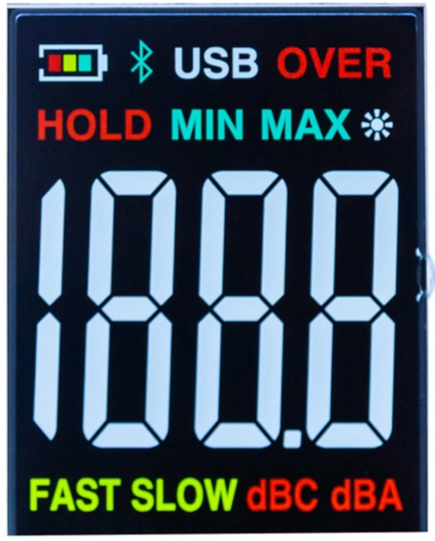 Customized Negative Transmissive VA LCD Panel For Meter Display