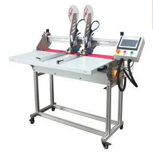 Buy cheap Adhesive And Tear Tape Machine / Double Sided Tape Pasting Machine product