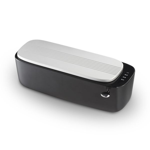 75KHz 320ml Ultrasonic UV Denture Cleaner For Night Dental Mouth Guard Toothbrush All Dental Appliances