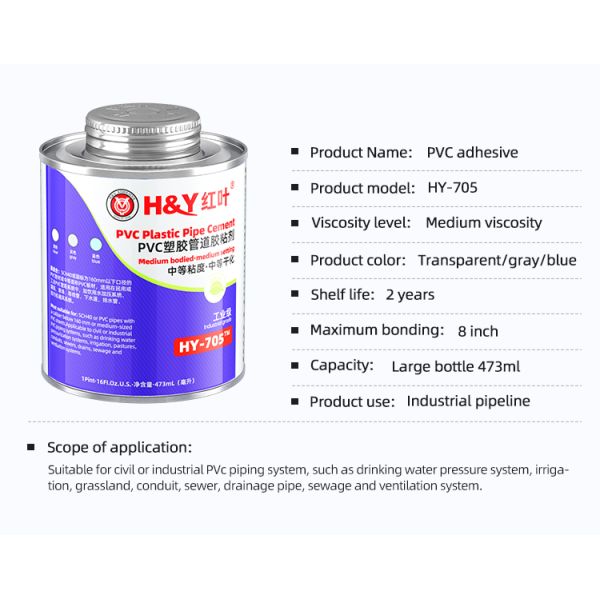 Construction Use Pvc Pipe Solvent Cement Pvc Adhesive Glue For Bonding Plastic Pipe