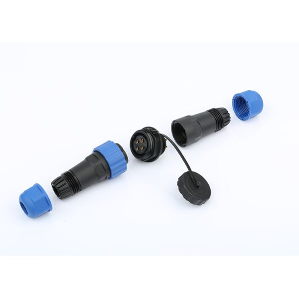 Outdoor Security Waterproof Plug Connector Resistant 7 Pin SP13 Lightweight