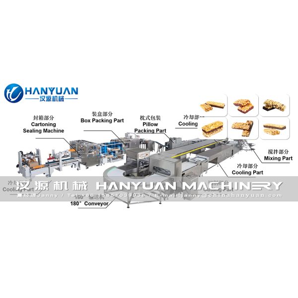 Double Layer Protein Bar Production Line