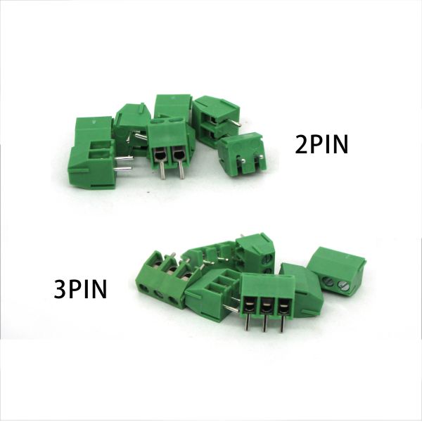 KF350-3.5mm Straight Pin PCB Screw Terminal Block Connector Blue and green