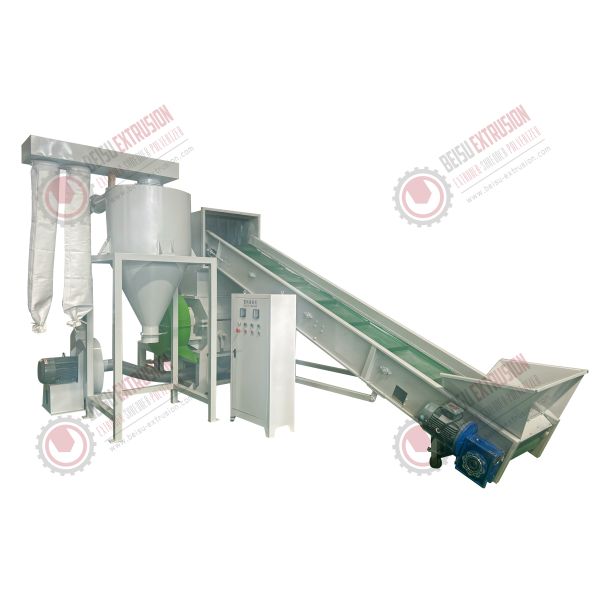 Recycling Grinding Plastic Waste Crushing Machine For PMMA