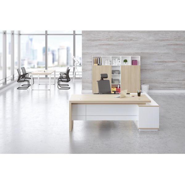 Veneer Panel Office Desk Computer Table High Density MDF Board