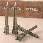 Novelty resin Eiffel Tower ballpoint pen for promotion souvenir gift