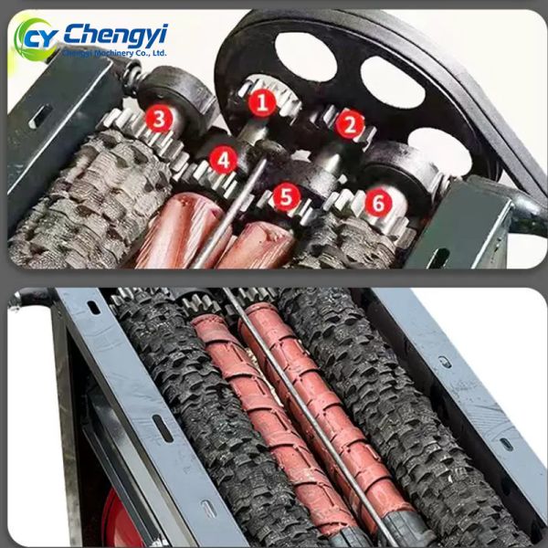 Compact Corn Peeling Machine Iron / Maize Dehuller For Small Business 1 Person