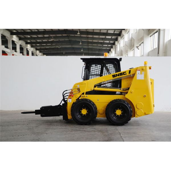 Ts125 Mini Crawler Skid Steer Loader with Optional Quick Hitch and Wheeled Walking Mode