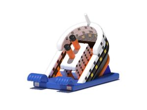 Buy cheap Ship Style Double Sided Inflatable Slides With Wave Stopper product