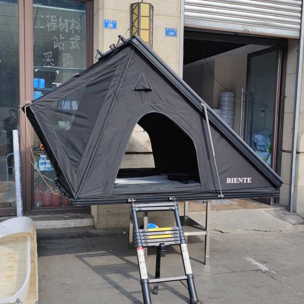 Automatic Opening Triangle Hard Shell Rooftop Tent With Custom Color