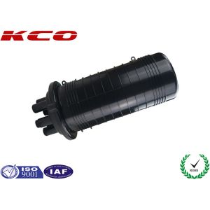 Buy cheap Big Fibre Optic Splice Enclosure , Fibre Optic Splice Box 24 Cores Vertical 3 in 3 out product