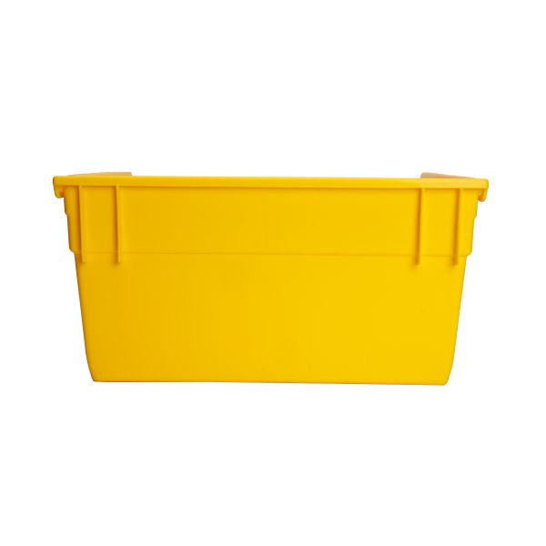 Warehouse Stackable Tray Shelf Bin Workshop Industrial Plastic Solid Box PP Storage Crate