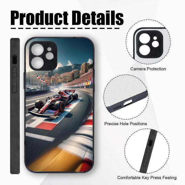 Customized Sublimation Phone Case TPU Shockproof Protective Phone Case Black For Sumsung S24 Ultra