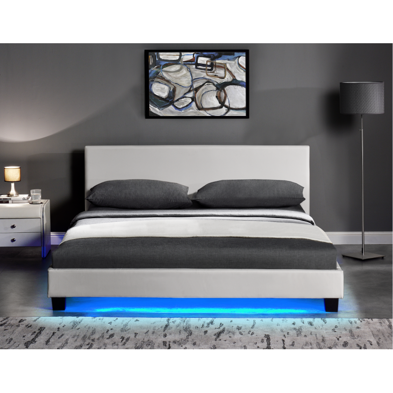 140 X200 CM LED Upholstered Bed