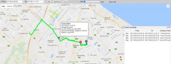 RoHS 24H / 7D Van School Bus Software Gsm GPS Tracking Platform