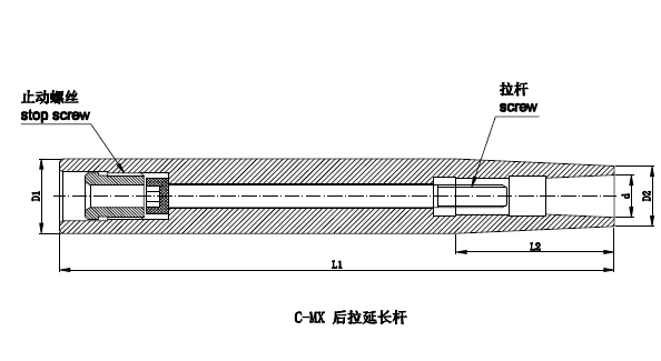 Indexable Milling Tools Slim Type Collet Chuck For Deep Hole Maching