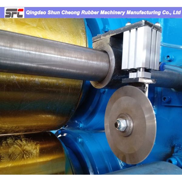 Vertical Two Roll Calender Machine For Rubber Sheet Making