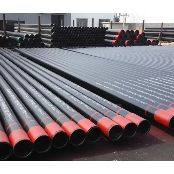 Wall Thickness 0.8mm Black Steel Seamless Pipe ASTM A106 8 Inch