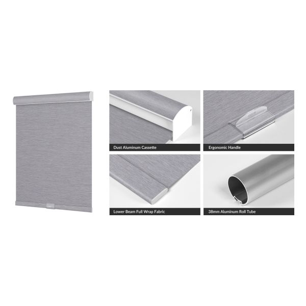 Translucent Non Blackout Roller Fabric For Window Blinds Wholesale Fabric Rolls