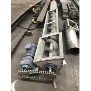 Tubular Screw Conveyors For Bulk Materials Compact In Structure Convenient
