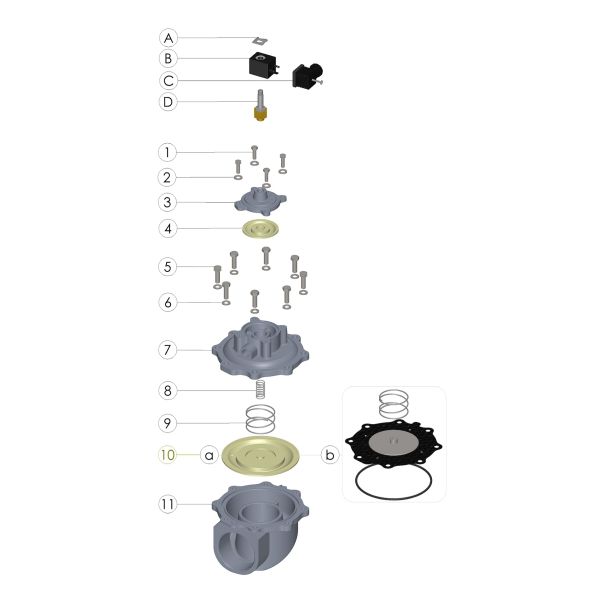 Ae1460b Pulse Jet Valves Sys10 Pilot Group Screw Connection