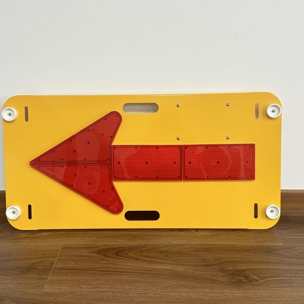 LED Arrow Board in use for traffic control and road construction safety