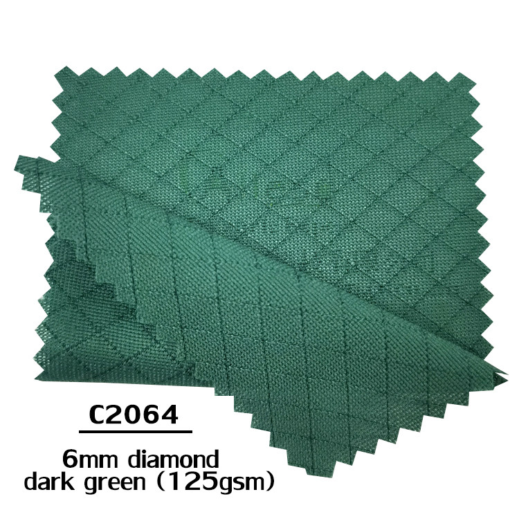 China 96% Polyester 4% Carbon 6mm Diamond ESD Uniform Fabric For Cleanroom on sale
