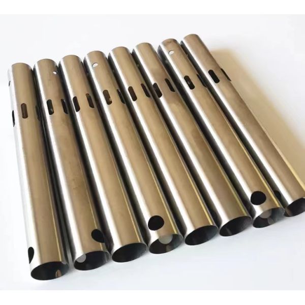 80mm PVD Coating CNC Tube Laser Cutting 2 Round Steel Tubing Sheet Metal