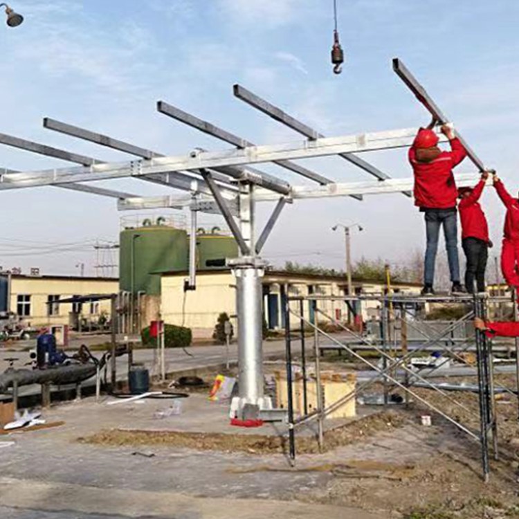 20 Panels Dual Tracking Solar System 24V 12V Dual Solar Tracker