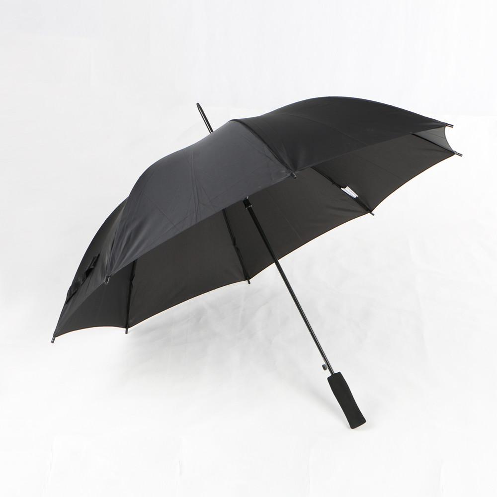 Buy cheap Junior Black Long Handle Umbrella , Full Size Compact Walking Stick Umbrella product