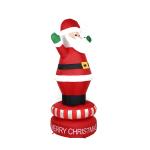 Christmas Inflatable Snowman Airblown Santa 6 FT LED Lighted Decoration
