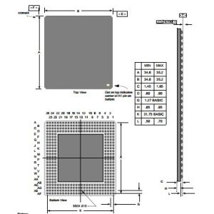 Buy cheap Integrated Circuit Chip MPC8245 Integrated Processor Hardware MPC8245LVV266D product
