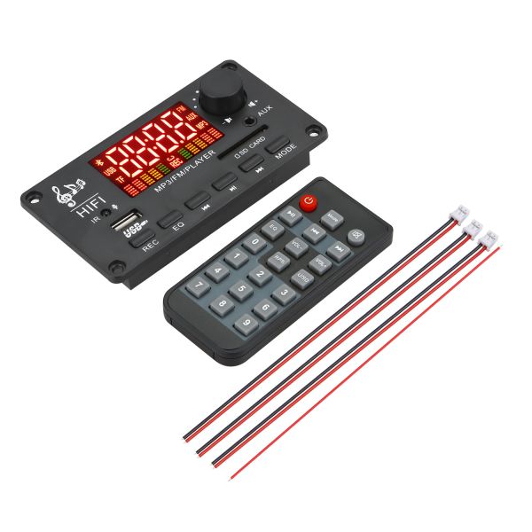 Bluetooth 5.0 MP3 Decoder Board with 100W Power and Multi-Format Support for USB TF FM AUX