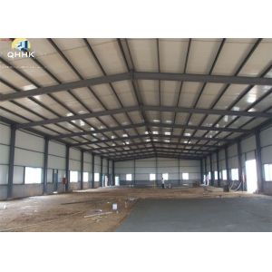 Angle Steel Structure Warehouse Galvanized Surface With Stainless Steel Gutter