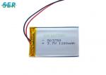 Square Rechargeable Lithium Batteries , 385068 High Capacity Lipo Battery For
