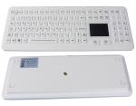 IP68 Desktop Waterproof Rubber Medical Grade Keyboards with Touchpad with USB